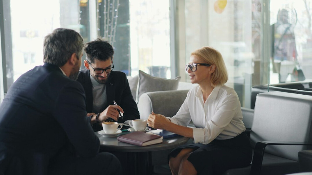 professional negotiation scene